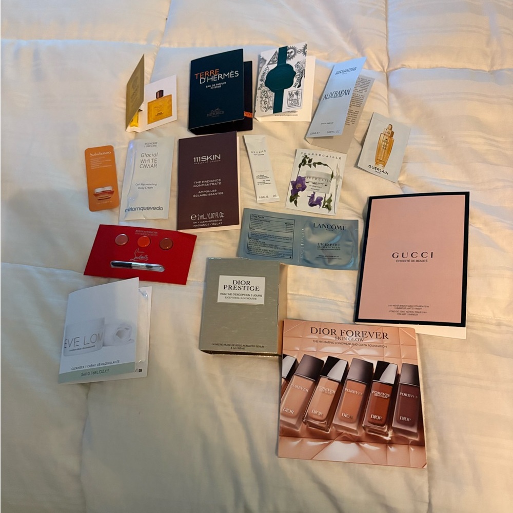 Luxury Skincare and Fragrance Sample Set